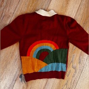 Little Green Radicals Rainbow Cardigan NWT